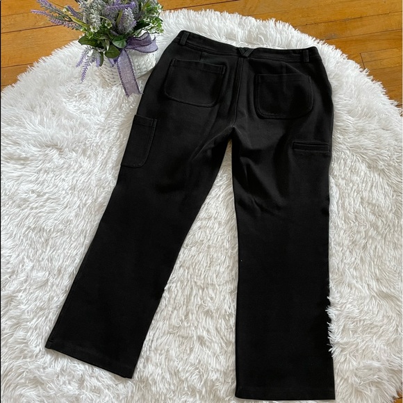 Duluth Trading Womens pants 8 active stretch black boot cut - Picture 4 of 6